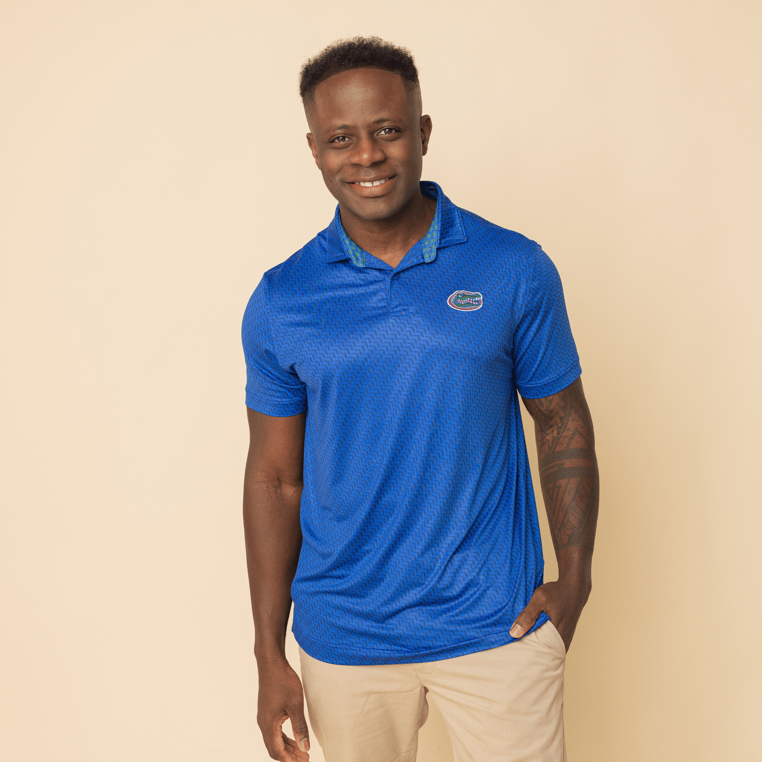 The UF Florida Gators Print Polo